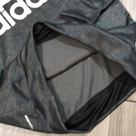 Adidas NWT Bos Matrix TI Heather Gray Insignia Hooded Pull-Over size M - Picture 7 of 11